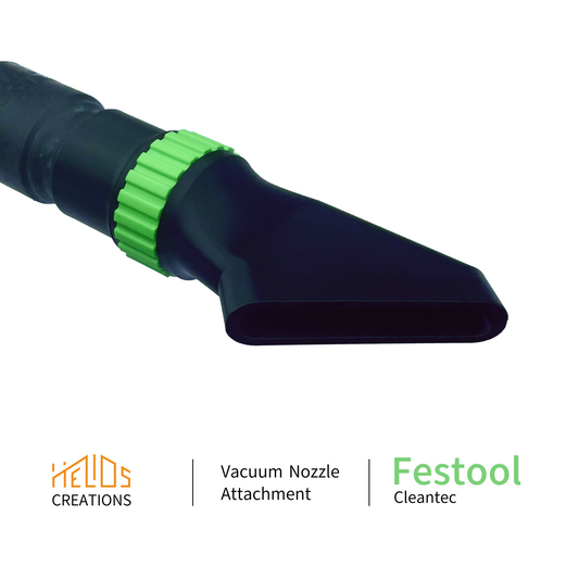 Vacuum Nozzle Attachment for Festool with Adjustable Suction Control Ring Cleantec